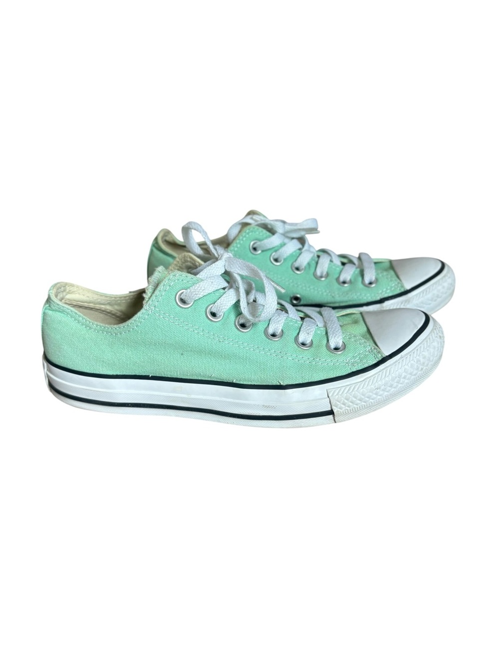 Converse Low Top Sneakers Sea Foam Green Womens Size 7
